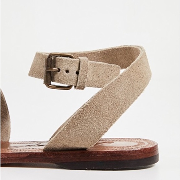 🌼Free People Sandal, Size 7 1/2 (NWOB) Torrence Suede Sandal - Picture 4 of 16